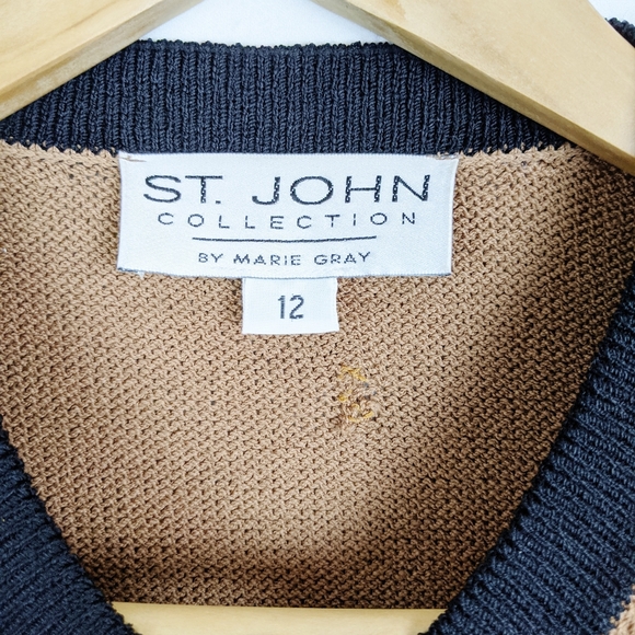 St John Collection by Marie Gray Brown Sweater - Picture 5 of 5